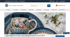 Desktop Screenshot of bluerosepottery.com
